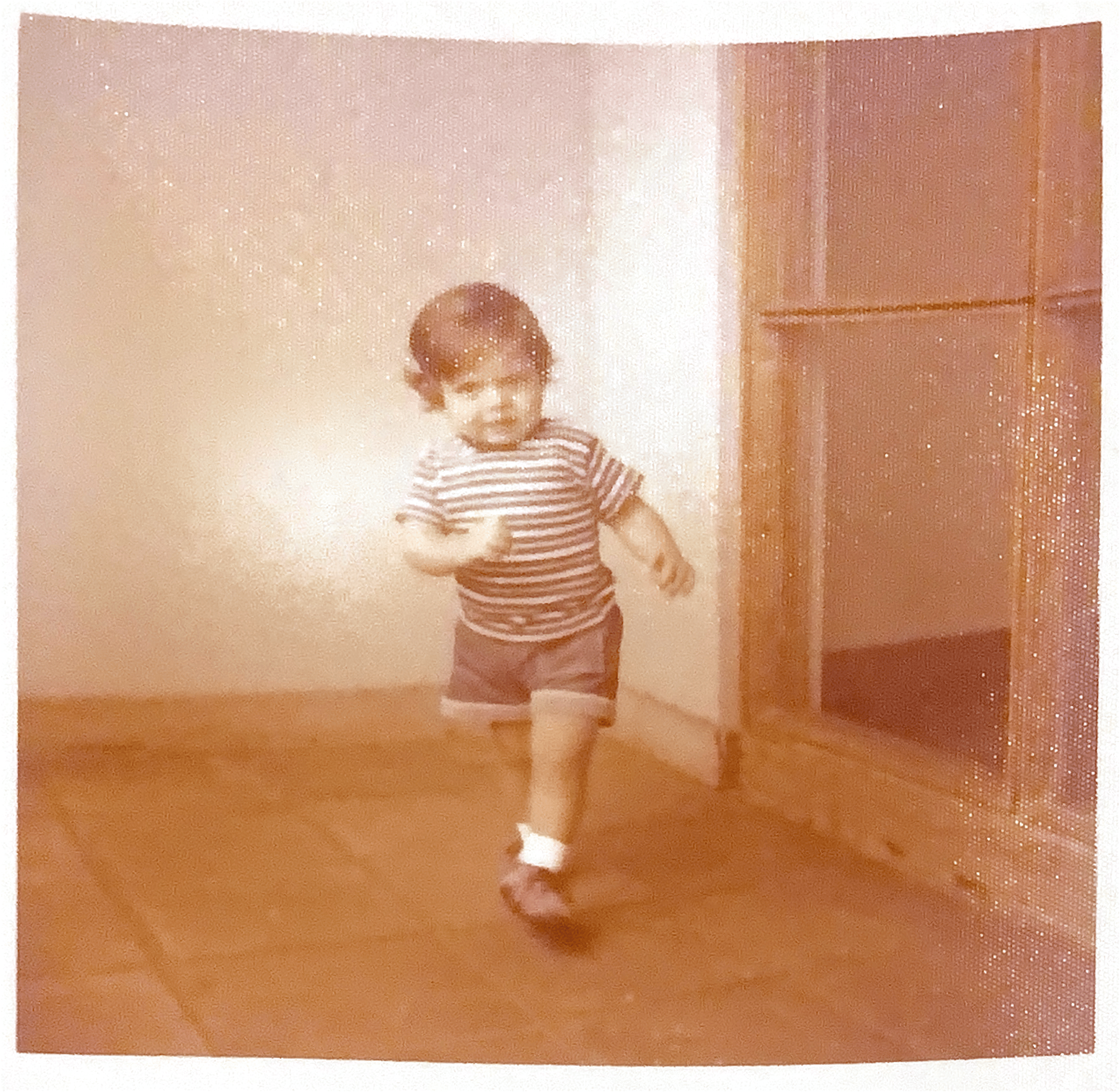 Me on my way to the rooftop